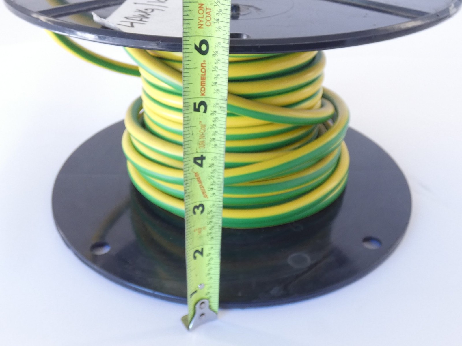 Allied Wire 4161000 Cable 4AWG GRN/YEL Lapp H07-K VW-1 600V – NEW Surplus!