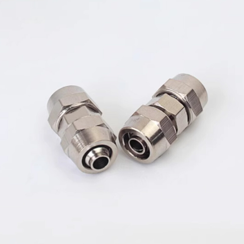 4mm-16mm OD Pneumatic Straight Quick Connector Push In Fitting For Air Tube Hose