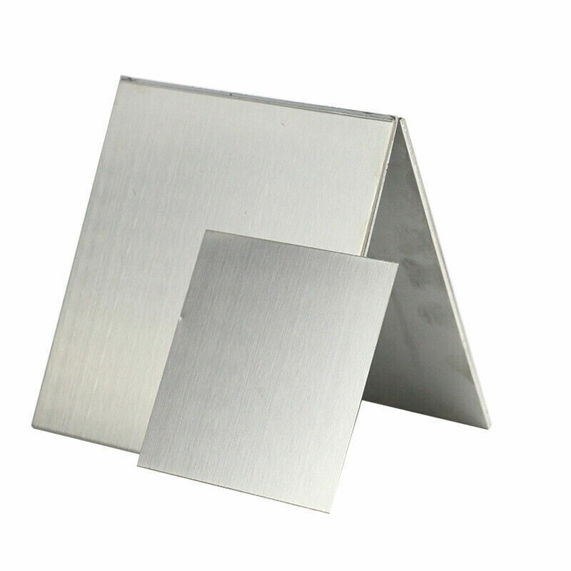 10pcs 7075 Aluminum Al Alloy Shiny Polished Plate Sheet 1mm * 100mm * 100mm # YG