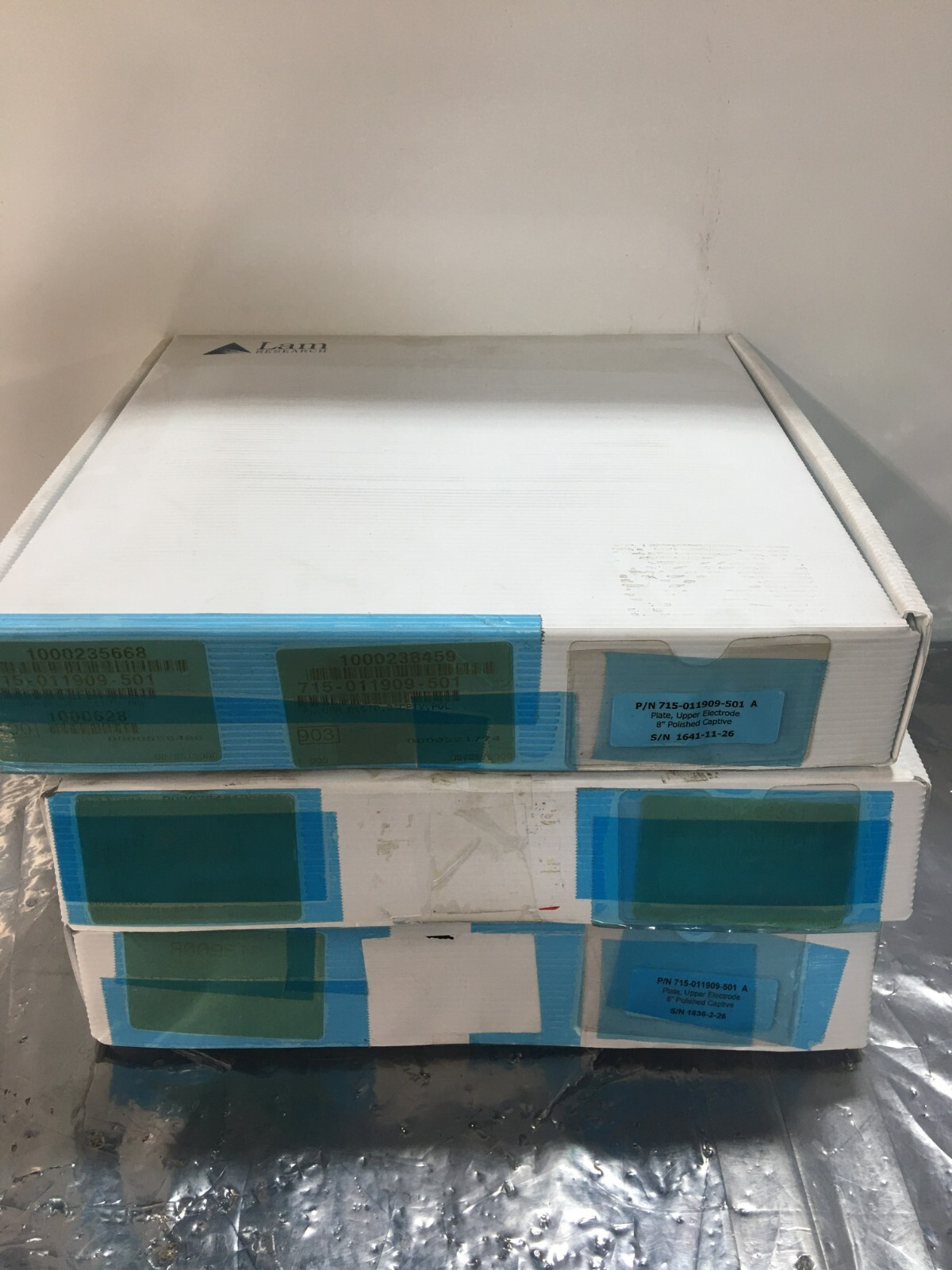 LAM 715-011909-501 PLATE, UPPER ELCTDRODE 8″ POLISHED CAPTIVE, 114414