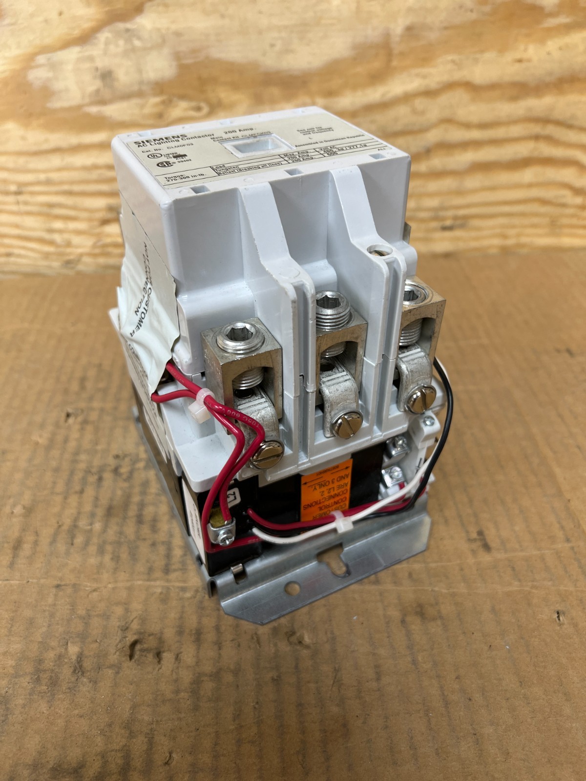 SIEMENS, CLM0F03, 200A AC LIGHTING 3POLE CONTACTOR, XLNT TAKEOUT! MAKE OFFER!!