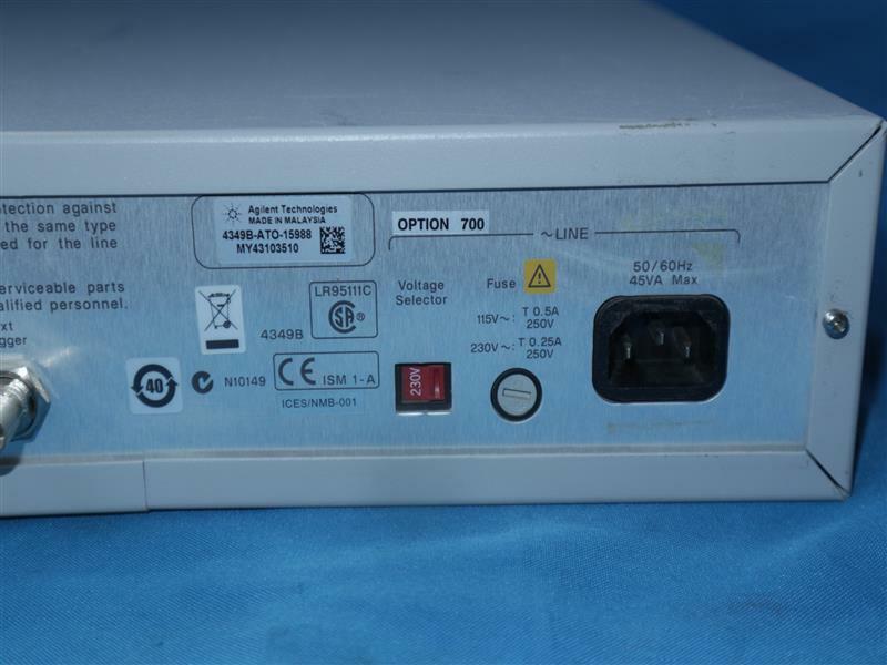 Calibrated w/ FREE SHIP! Agilent 4349B 4-Channel High Resistance Meter