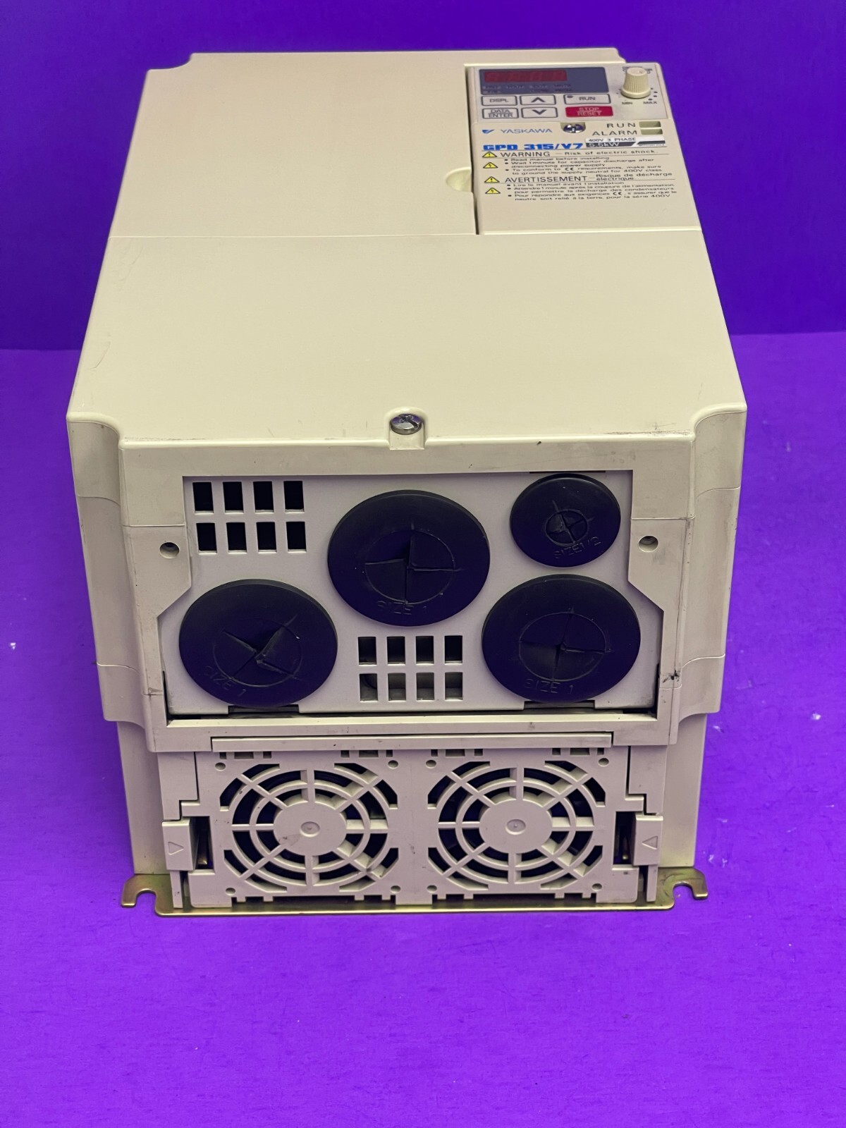 Magnetek GPD315 Model MVB015 7.5 HP Spec 45P51 Inverter VFD 380- 460 VAC 19.6 A