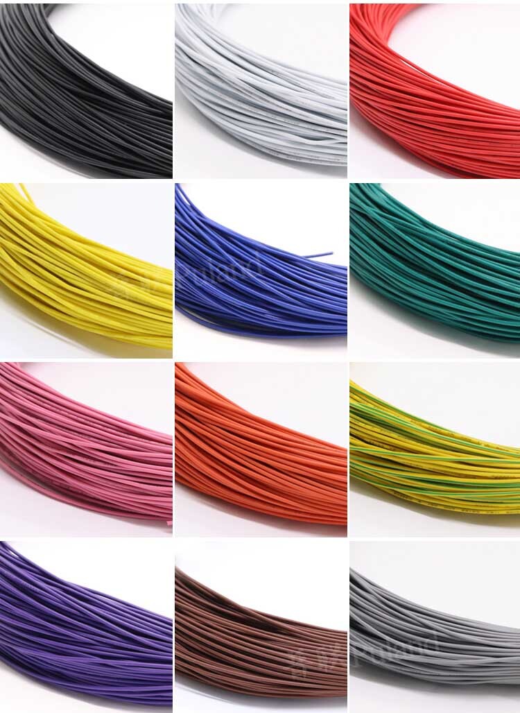 PVC Electronic Wire Tinned Copper Wire 16/18/20/22/24/26/28/30AWG Thin Wall Wire