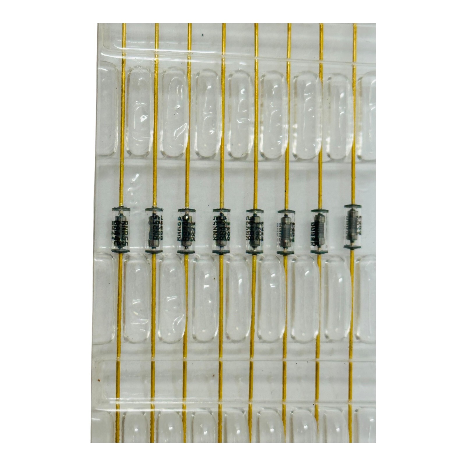 RNR55C2871FS MIL-SPEC PRECISION RESISTOR 2.87K OHMS, 1% NOS QTY 8pcs