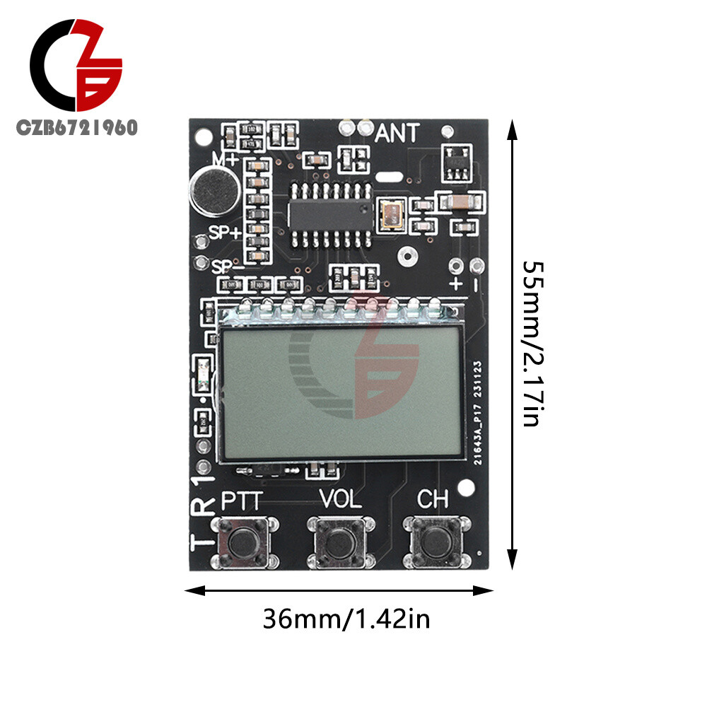 Digital LCD FM Radio Receiver Transmitter Module 27-480MHz Frequency Modulation