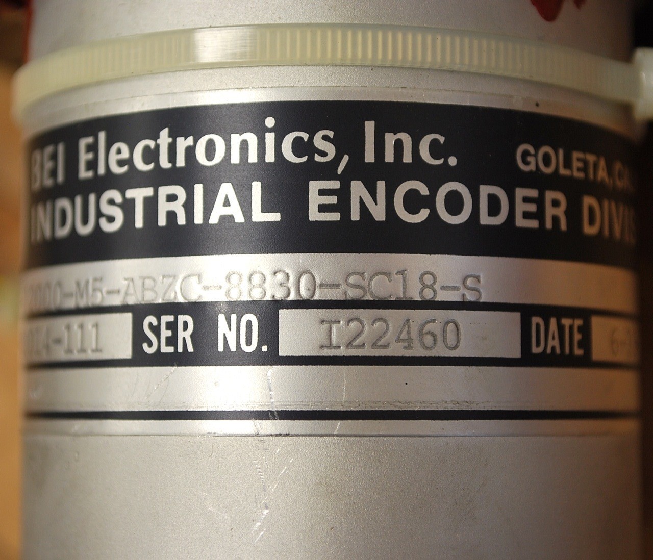 BEI Model # L25G-12.000-M5-ABZC-8830-SC18-S Encoder – USED