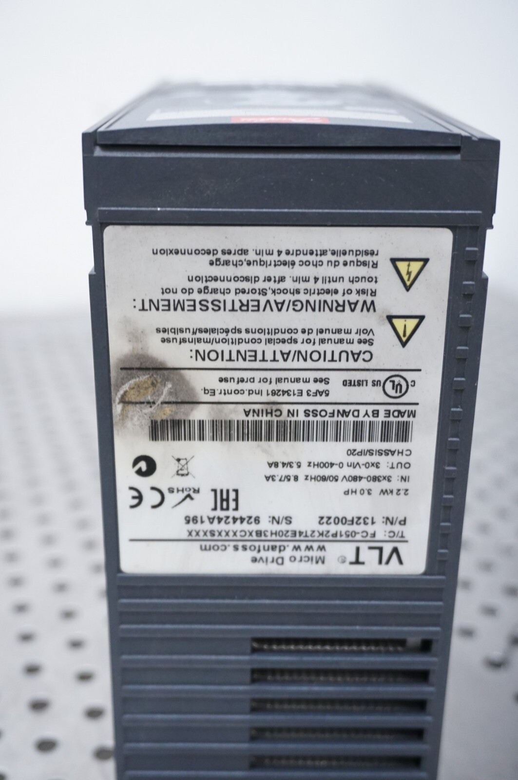 Danfoss 132F0022 FC-051P2K2T4E20H3BXCXXXSXXX VLT MICRO DRIVE