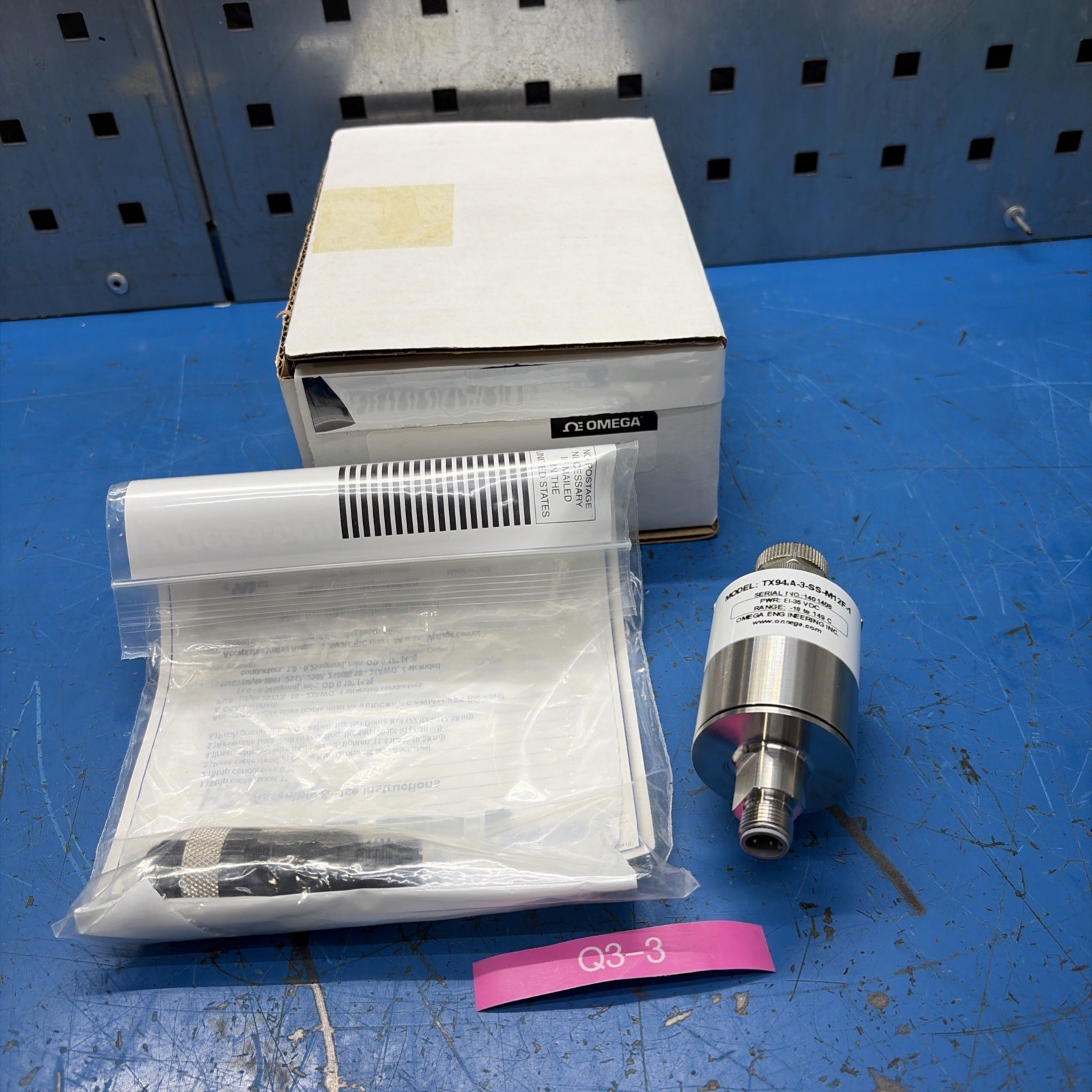 OMEGA ENGINEERING TX94A-3-SS-M12F-1 (NIB) Fast 🇺🇸 Shipping + Warranty