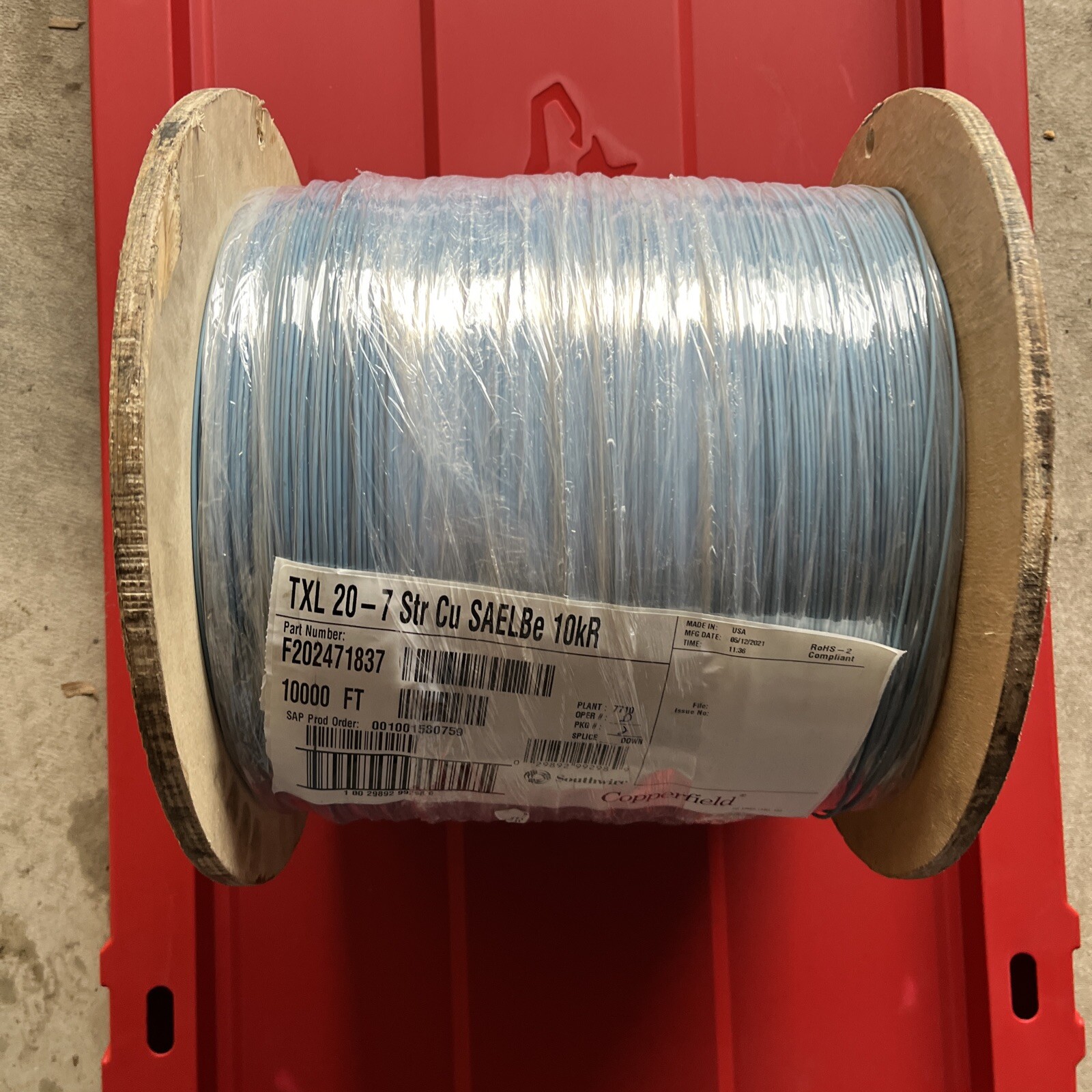 Southwire/Copperfield TXL 20-7 STR CU 10,000 Ft See Pics