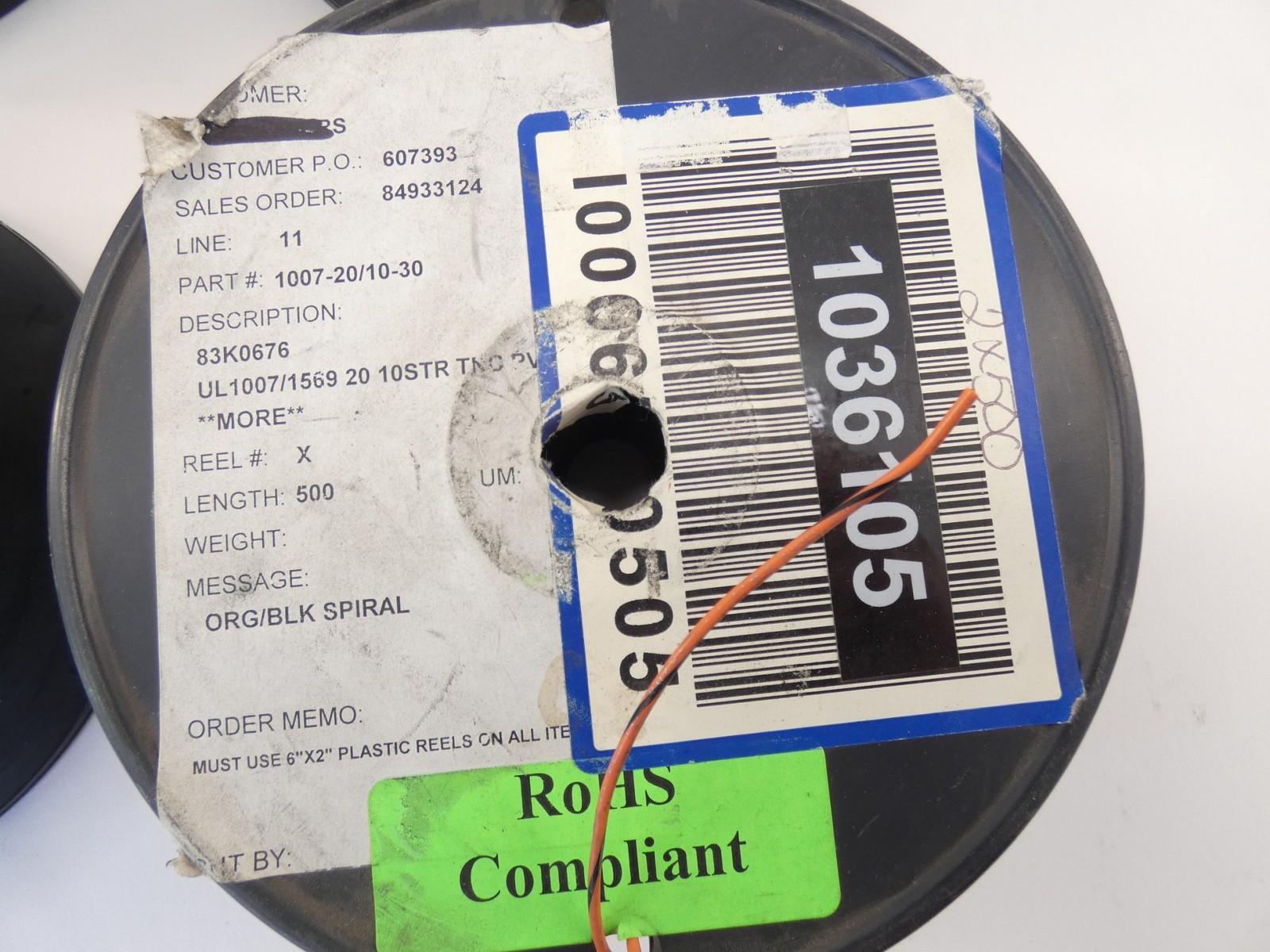 *Lot of 6* Allied Wire & Cable Wire Spool Reels 61-22-7T-9, 07-22-7T-4, 07-20…