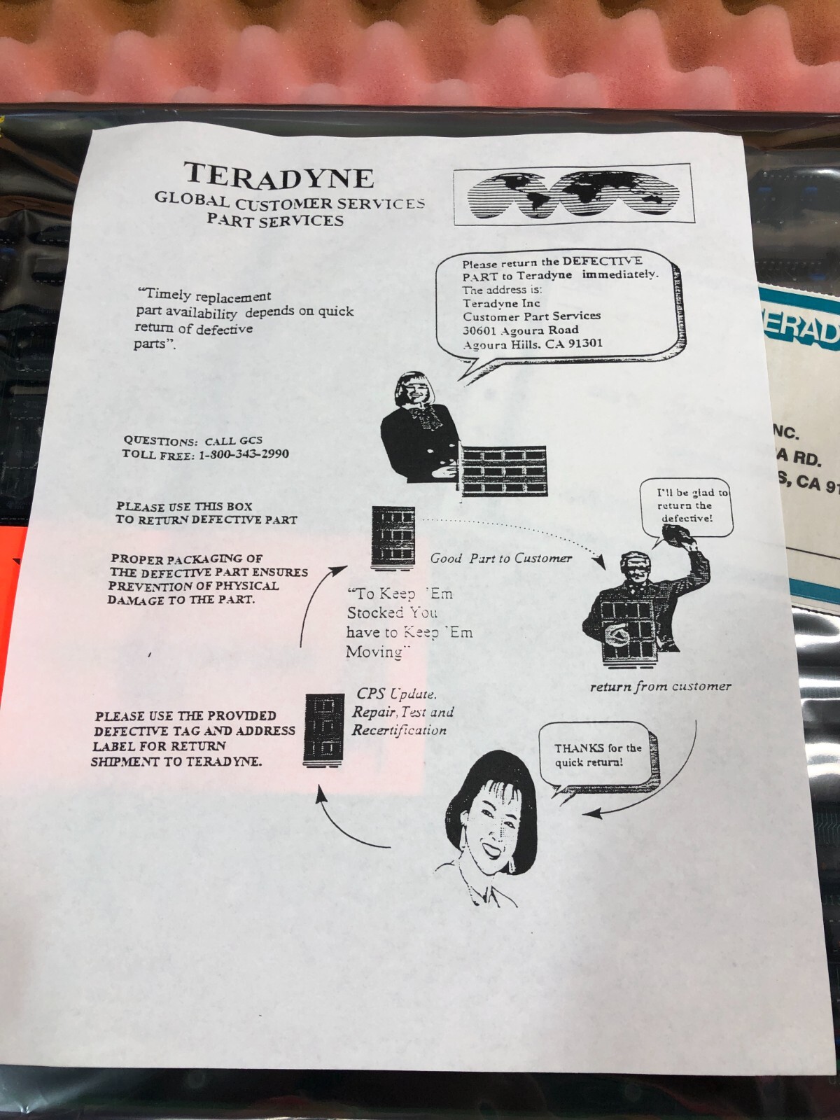 Teradyne 880-758-01 PCB, Pin, Slice, Data, RAM, 153742