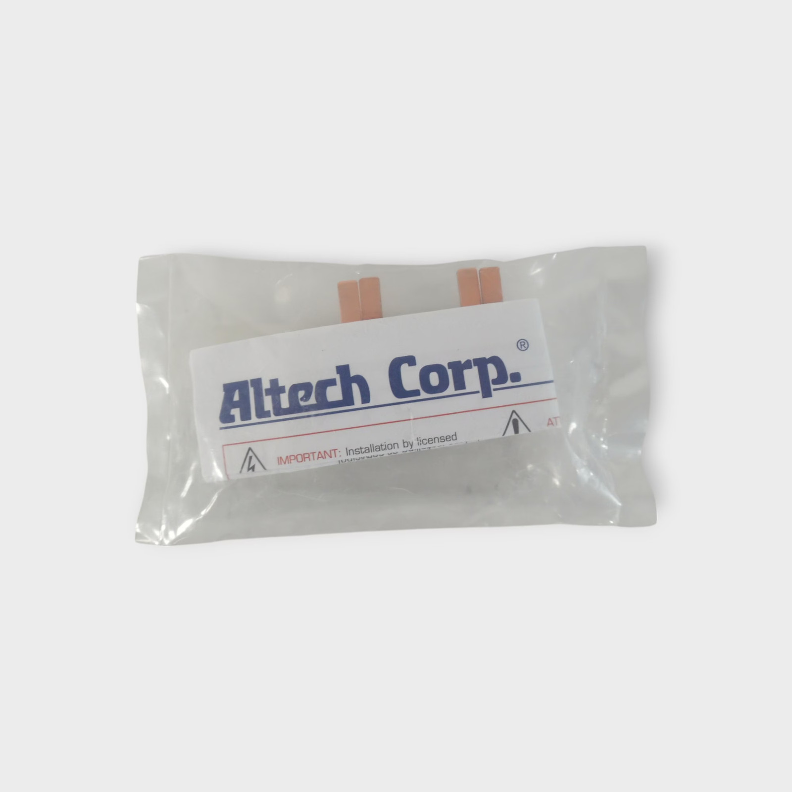 Altech Corp 2P18U3/4 2 Phase Busbar-4 Pin- 480V 80A – NEW