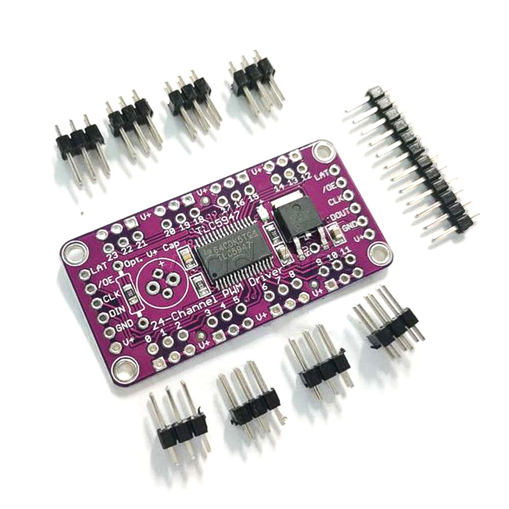 TLC5947 12-Bit 24-Channel PWM LED Driver Module 30MHz With Internal Oscillator