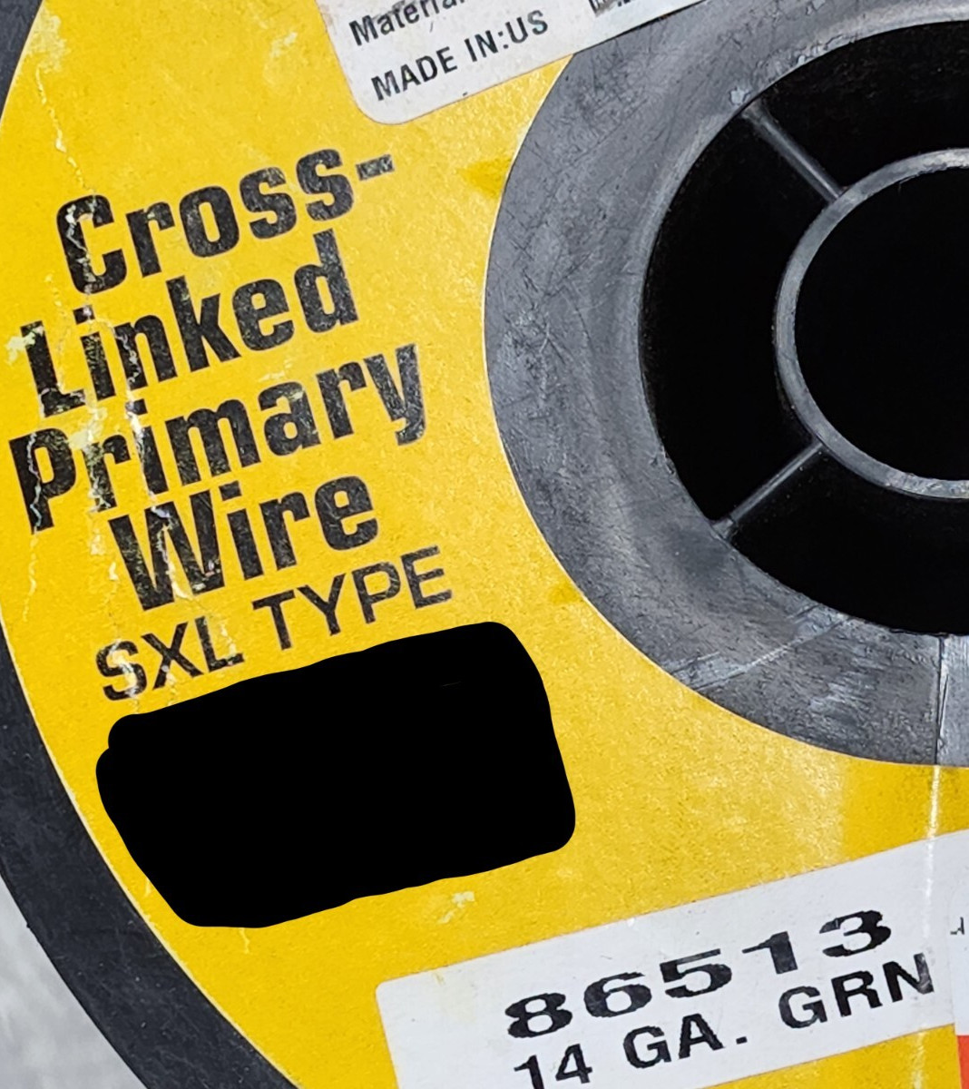 Lawson 86513 #14awg SXL SAE J1128 XLPE Automotive Lead/Primary Wire Green /50ft