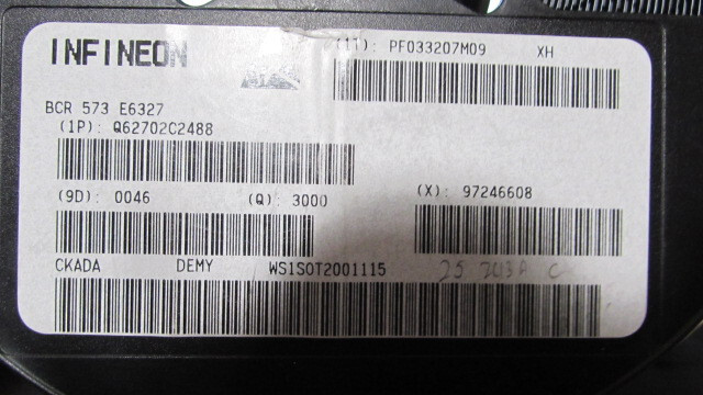 BCR573E6327 INFINEON Trans Digital BJT PNP 50V 500mA 3-Pin SOT-23 T/R, 10pcs USA