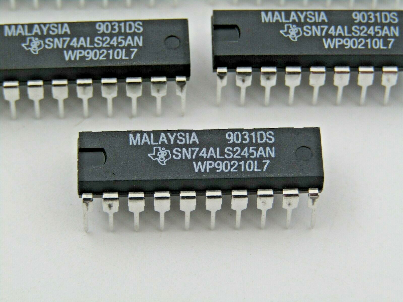 ( 10 PCS ) TEXAS INSTRUMENTS SN74ALS245AN 74ALS245 New Old Stock