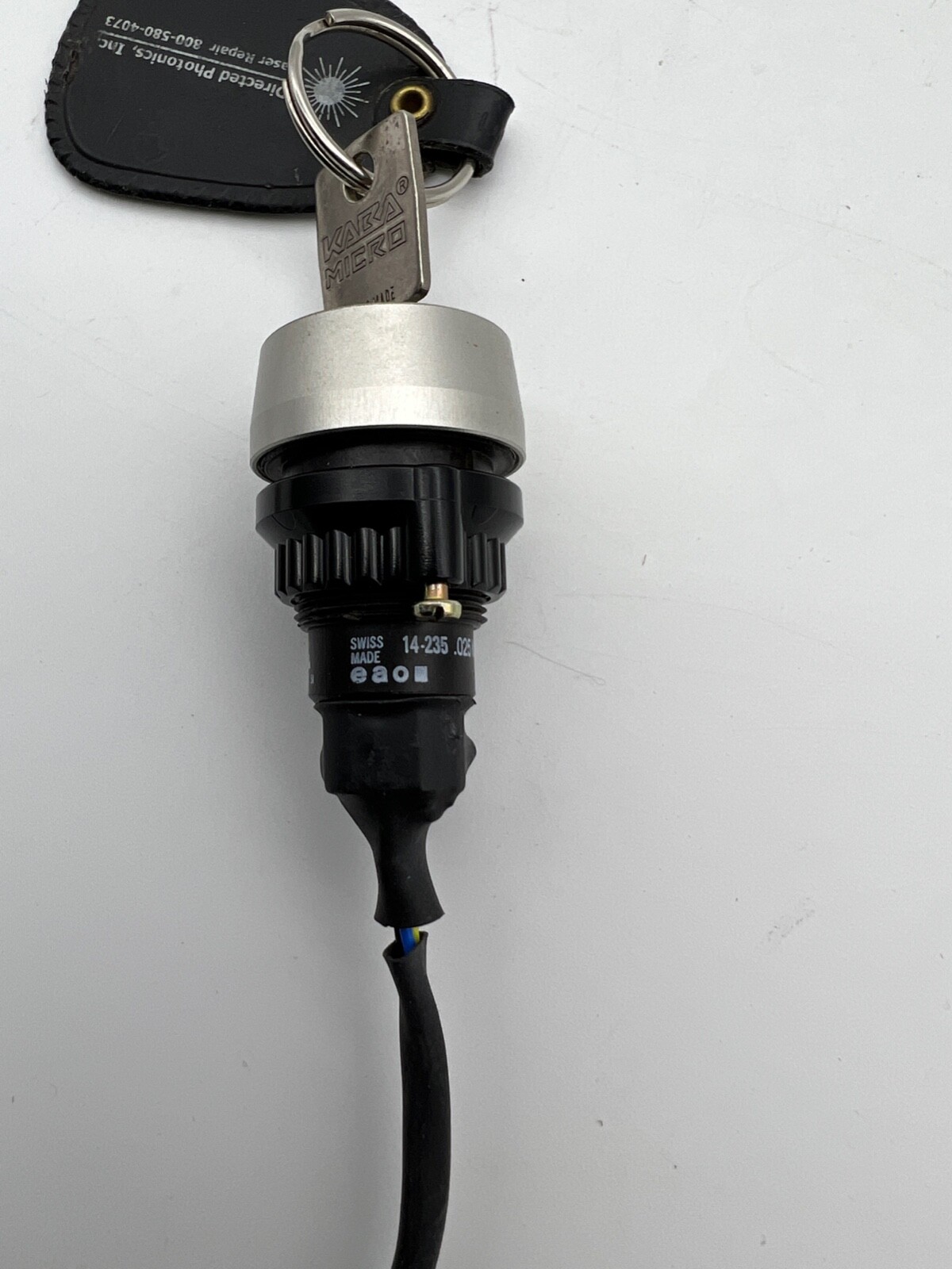 Kara Micro Laser Switch w/ Key EAO KEY SWITCH 14-235 .025 Made in Switzerland