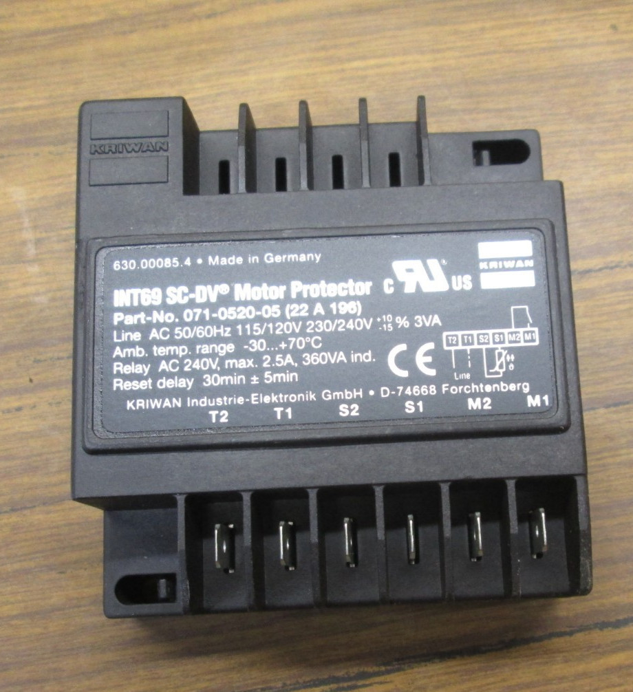 Kriwan INT69 SC-DV 071-0520-05 Motor Protector