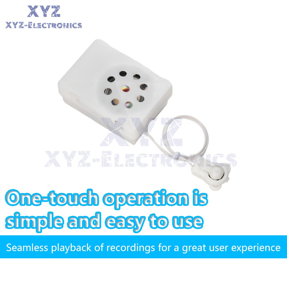 Stuffed Animal Sound Recorder Device 35 Seconds Button Sound Messages Voice Box