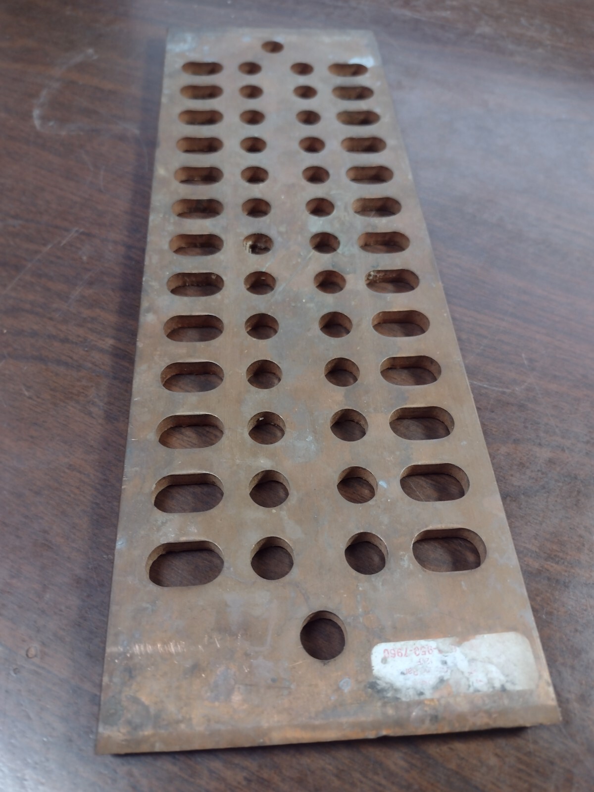 allG COPPER GROUND BAR 1/4″ x 4″ x 12″ BUSBAR 3/8″ STUD HOLES NEW NO BOX