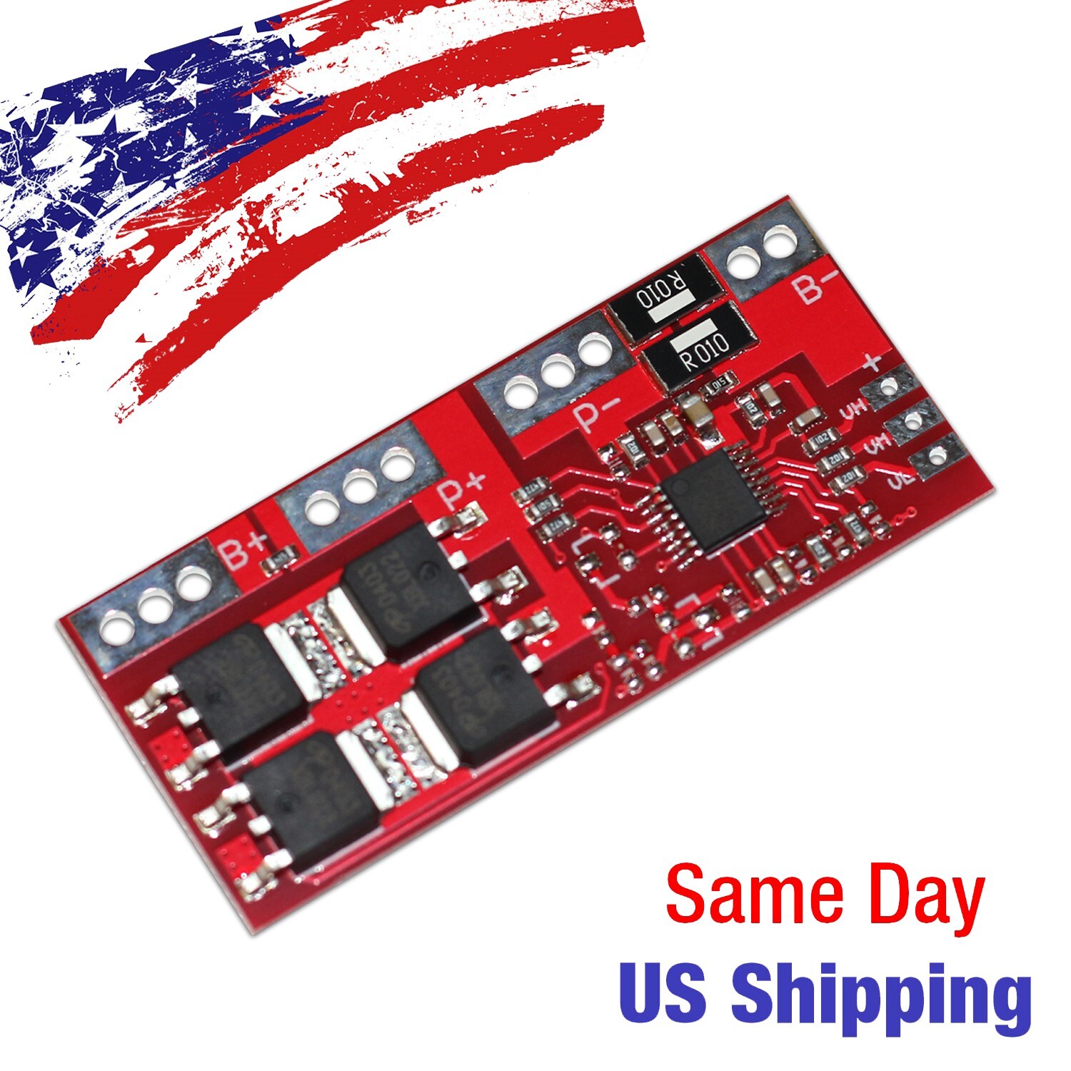 Li-ion Battery BMS Protection Board 4S Series 18650 Lithium 30A AMP 14.8V 16.8V