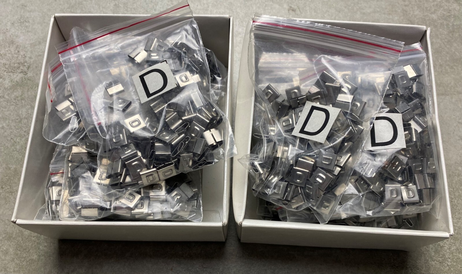HAYATA ID-D, Stainless Steel Cable Marker 316SS, Symbol “D” , 100 Pc’s Pkt