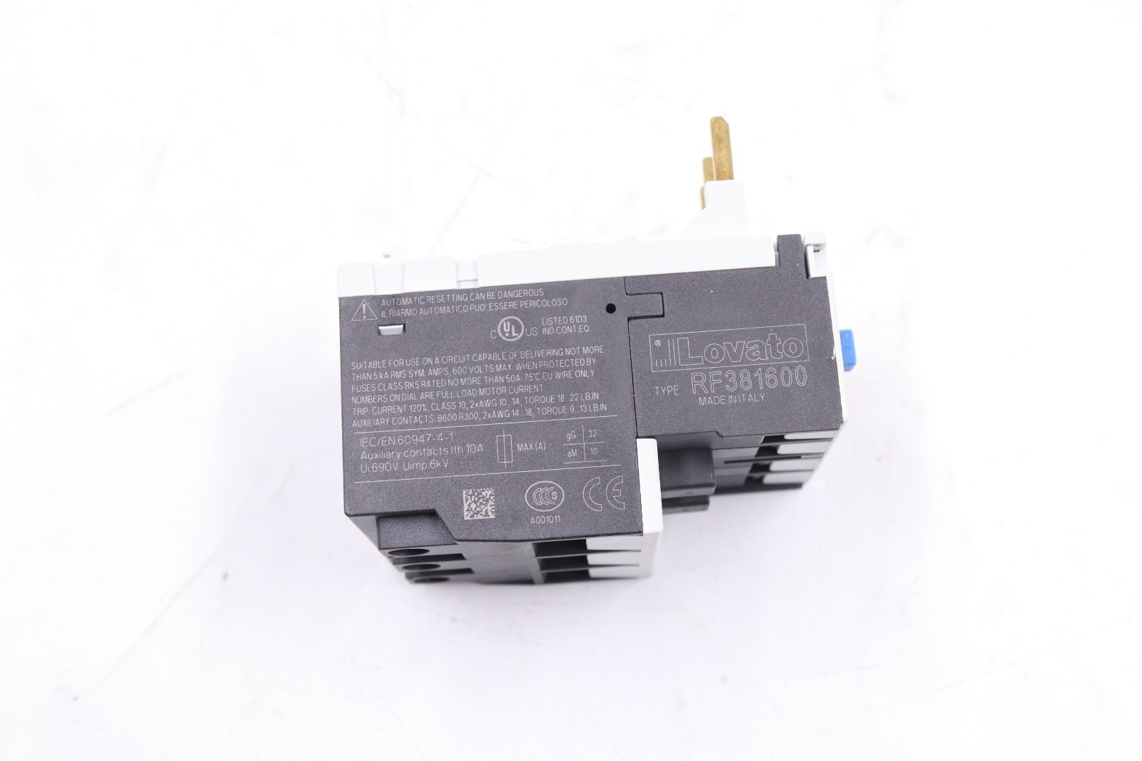 Lovato RF381600 Thermal Overload Relay MADE IN ITALY
