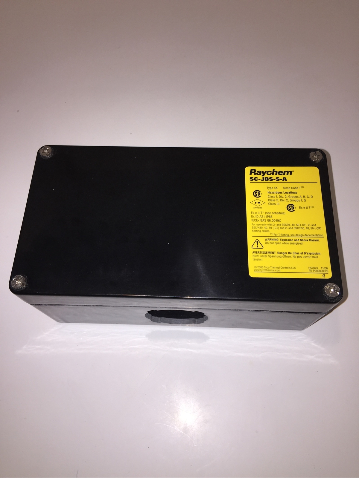 NEW RAYCHEM LIGHTED POWER Splice CONNECTION KIT SC JBS-S-A w/Junction Box