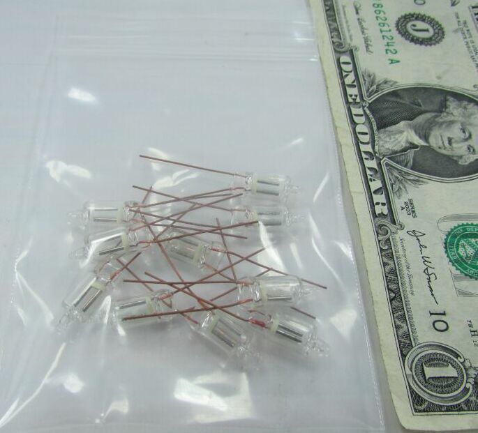 Lot 10 Unknown Bulbs, Surge Absorbers, Solder Leads RA 362V R7E, RA362VR7E New