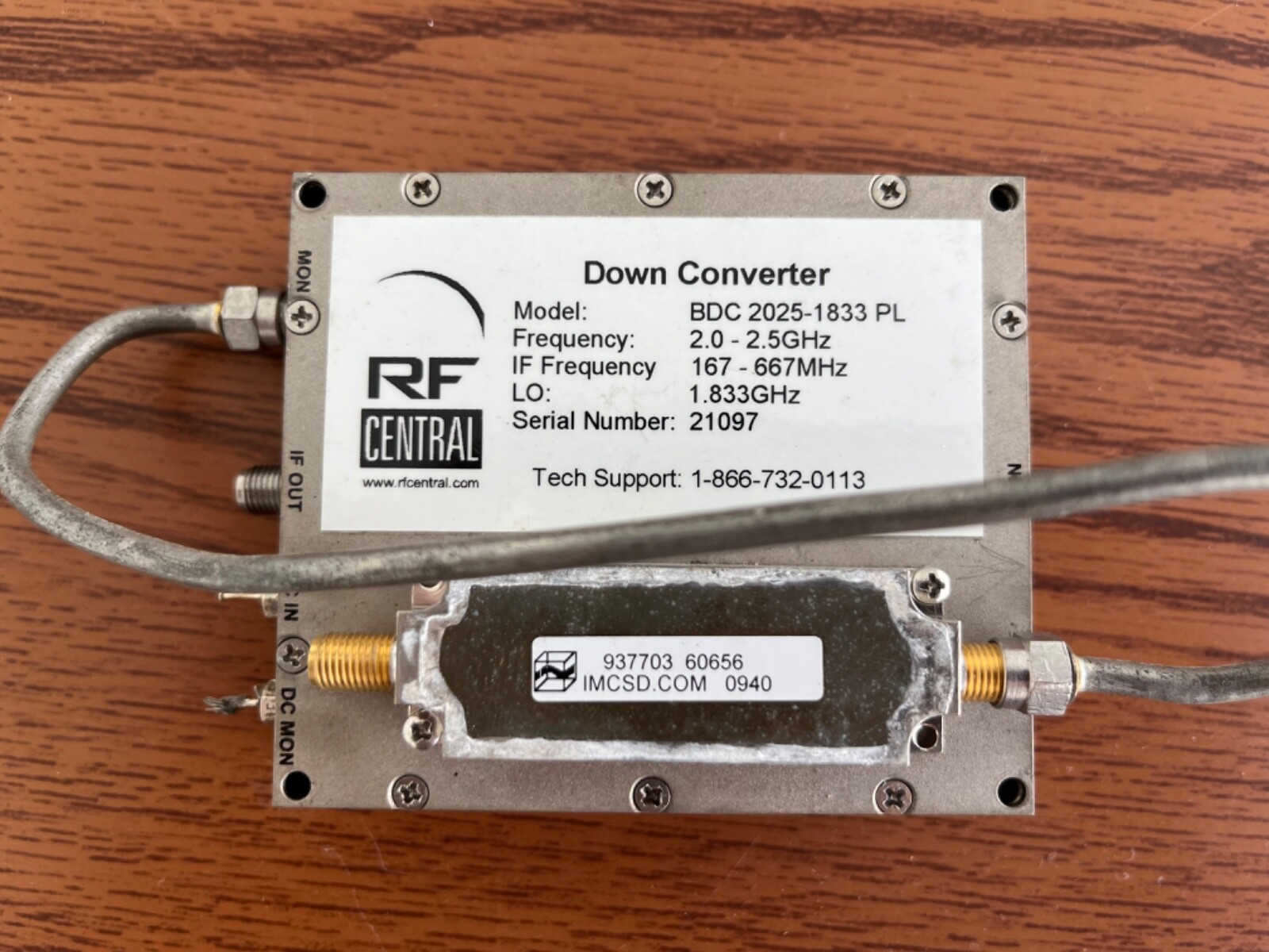 Block Down Converter RF Central BDC 2025-1833