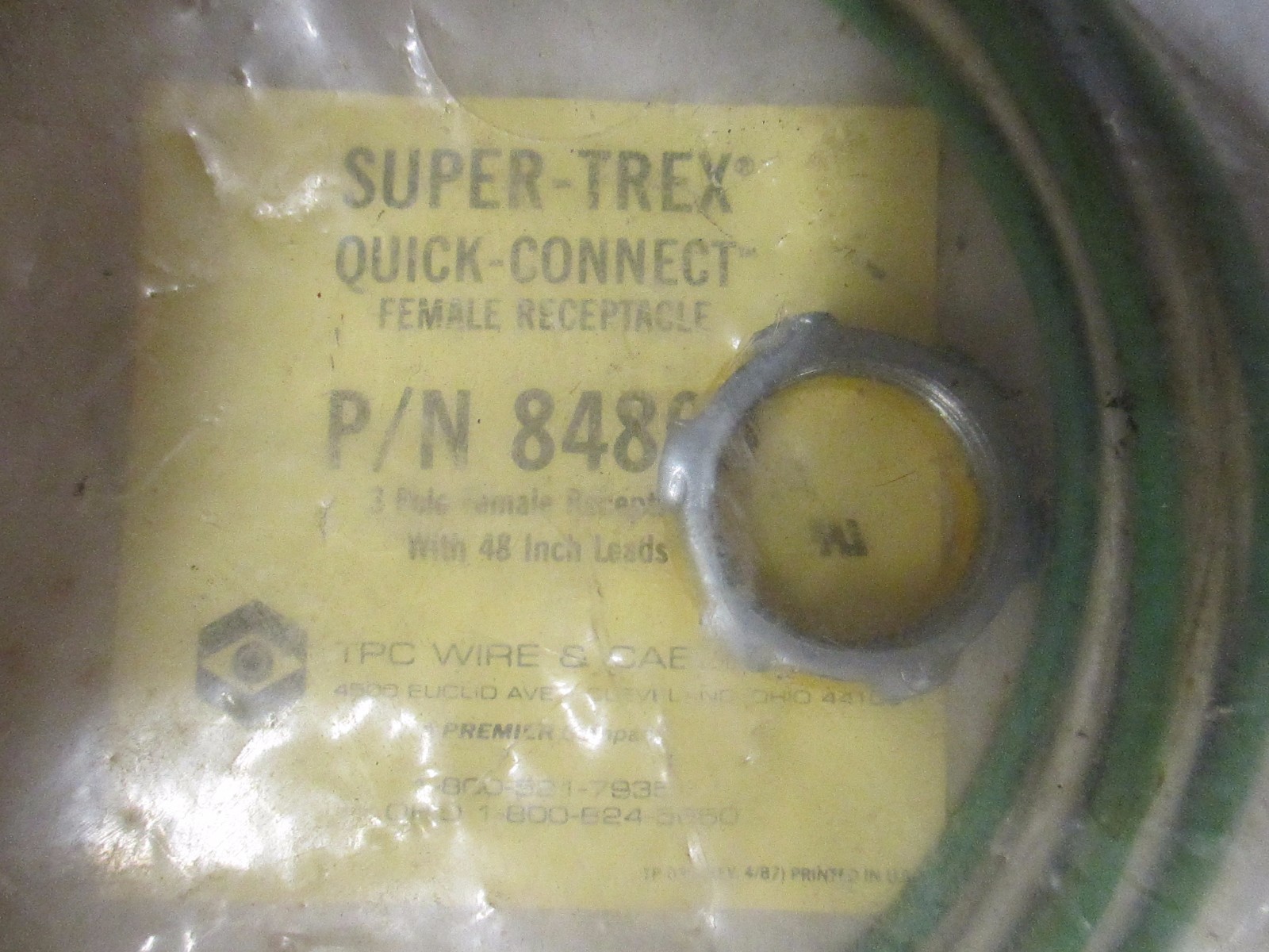 TPC Super Trex Quick-Connect Female Receptacle 84800