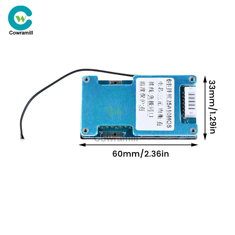 Lithium Battery 6S Balanced Charge Board Equalizer With Temperature Protection