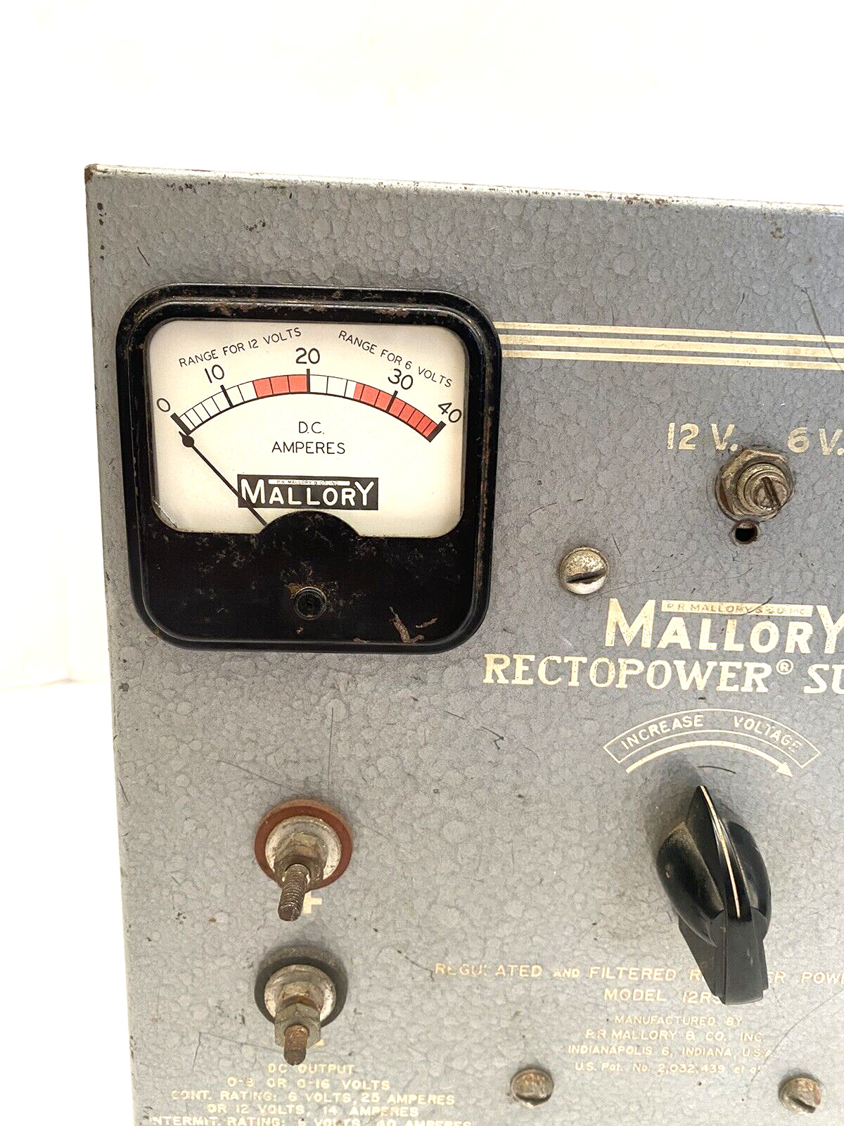Ham radio TV, Mallory Rectopower supply Rectifier power supply working condition