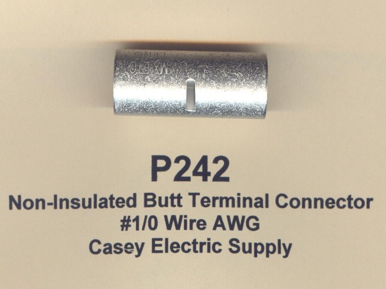 5 Non Insulated BUTT Terminals Connectors Uninsulated #1/0 Wire Gauge MOLEX