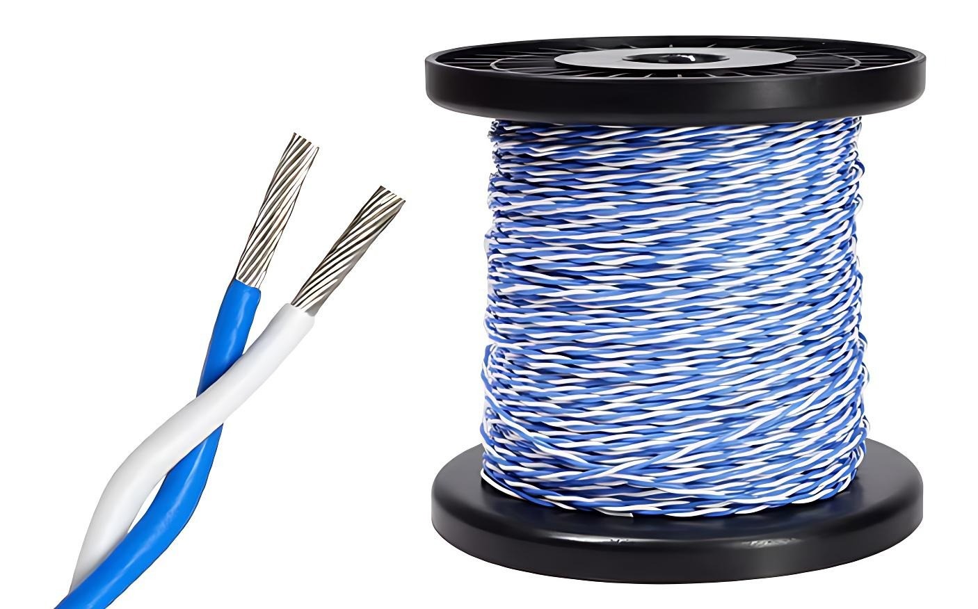 0.12~2.5mm² Wire Twisted Pairs 1~100 Metres Long PTFE hi-temp wire twisted pair
