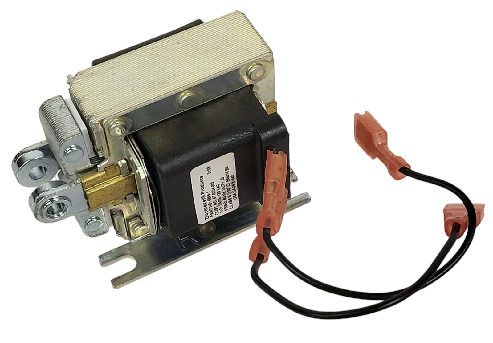 DORMEYER 8999-1 SOLENOID 120V 60HZ CLASS B 130 Celsius DUTY ID E49318 B5