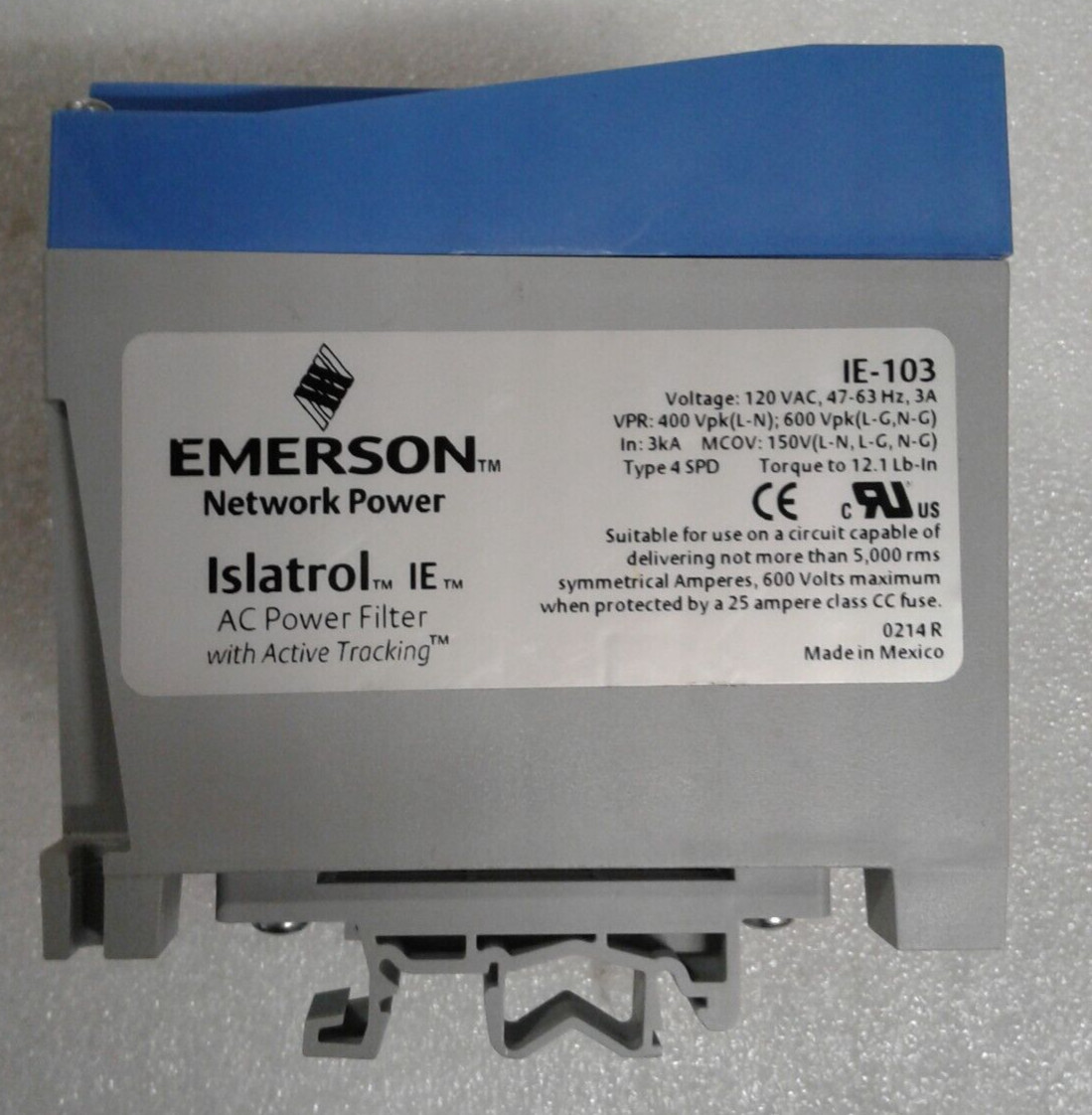 Emerson IE-103 AC Power Filter