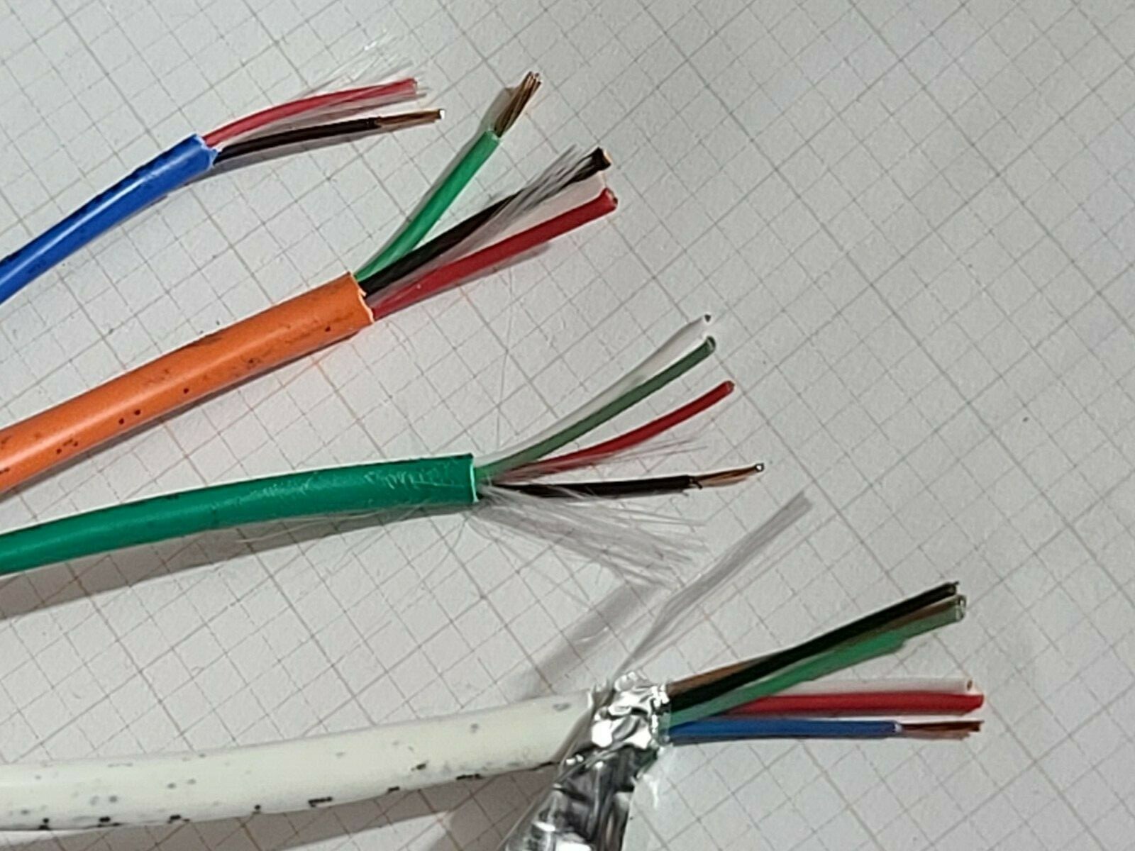 Genesis 2195 18/4C+22/3P+22/4C+22/2C Riser Access Control Cable CMR /50ft