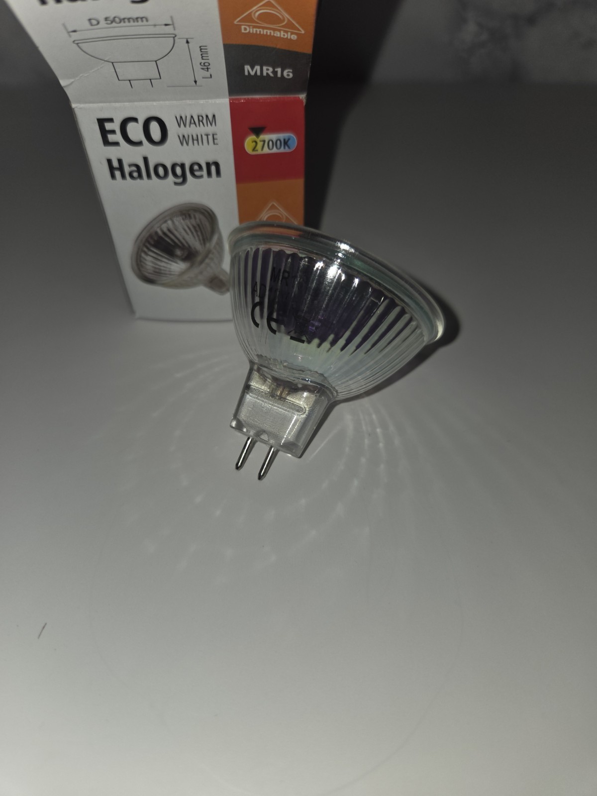 Eco Halogen MR16 Dimmable Spot Light Bulb 2700K Lamp Lot Of 6 Bulbs