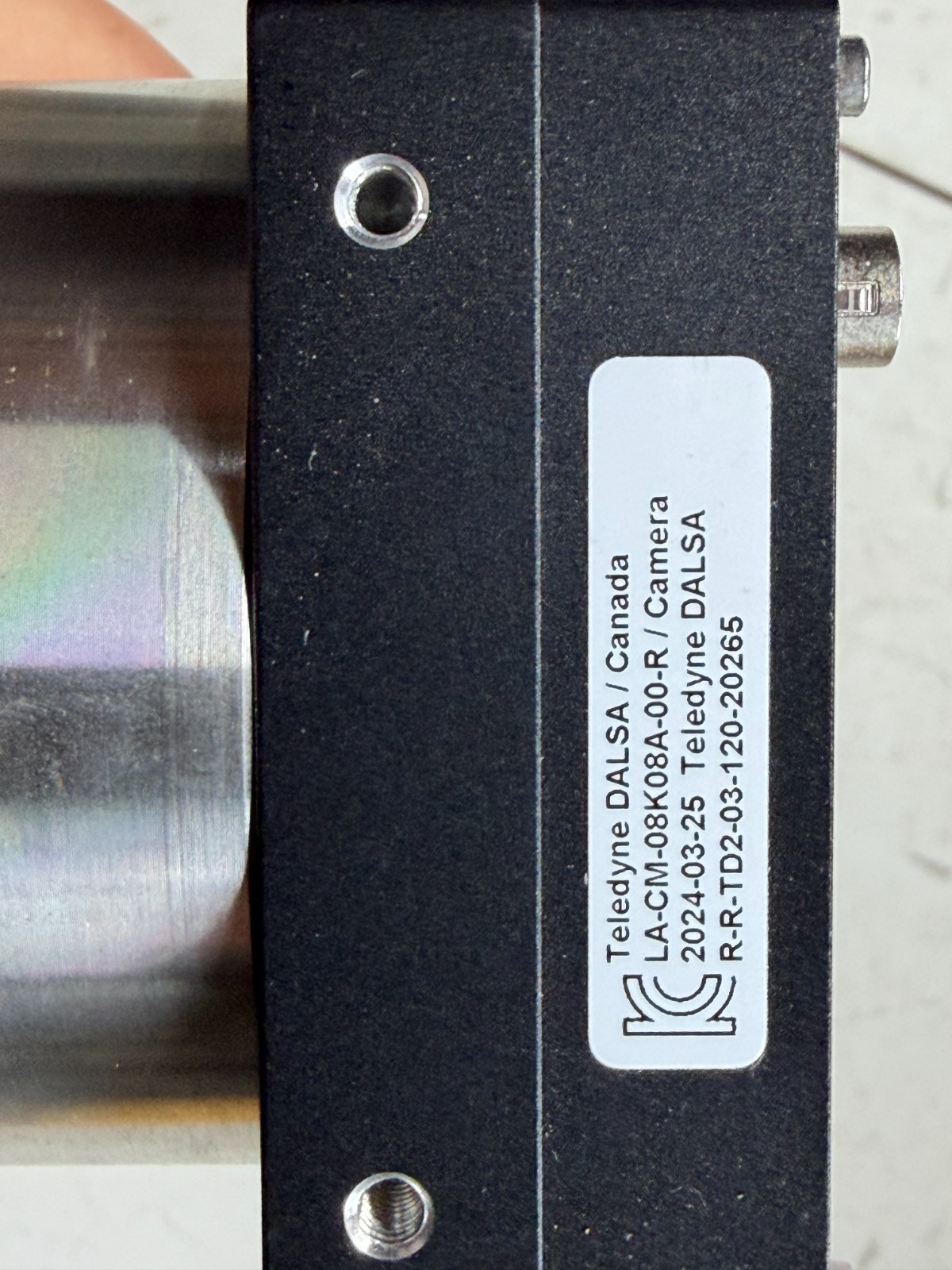 DALSA LA-CM-08K08A-00-R Industrial Vision LA-CM-08K08A-00-R w/ Opto lens