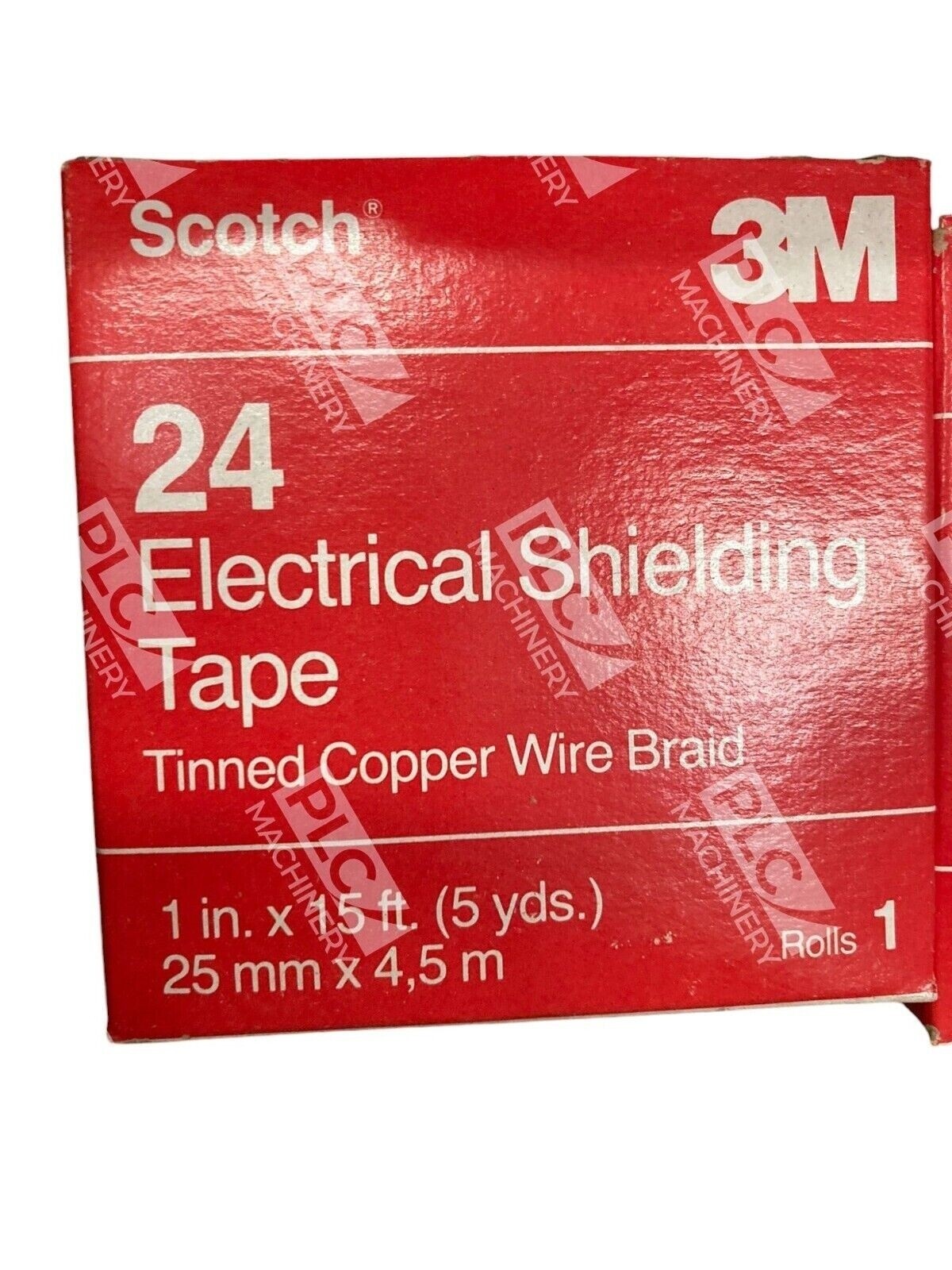3M Scotch Electrical Shielding Tape Tinned Copper Wire Braid 24 1″x15′ 25mmx4.5m