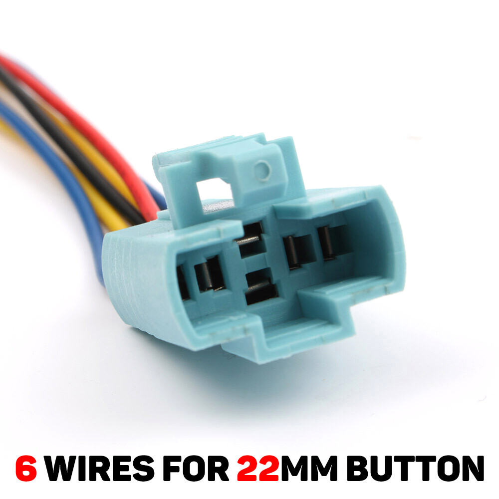 Cable Socket for 16mm 19mm 22mm Metal Push Button Switch Wiring 2-6 Wires