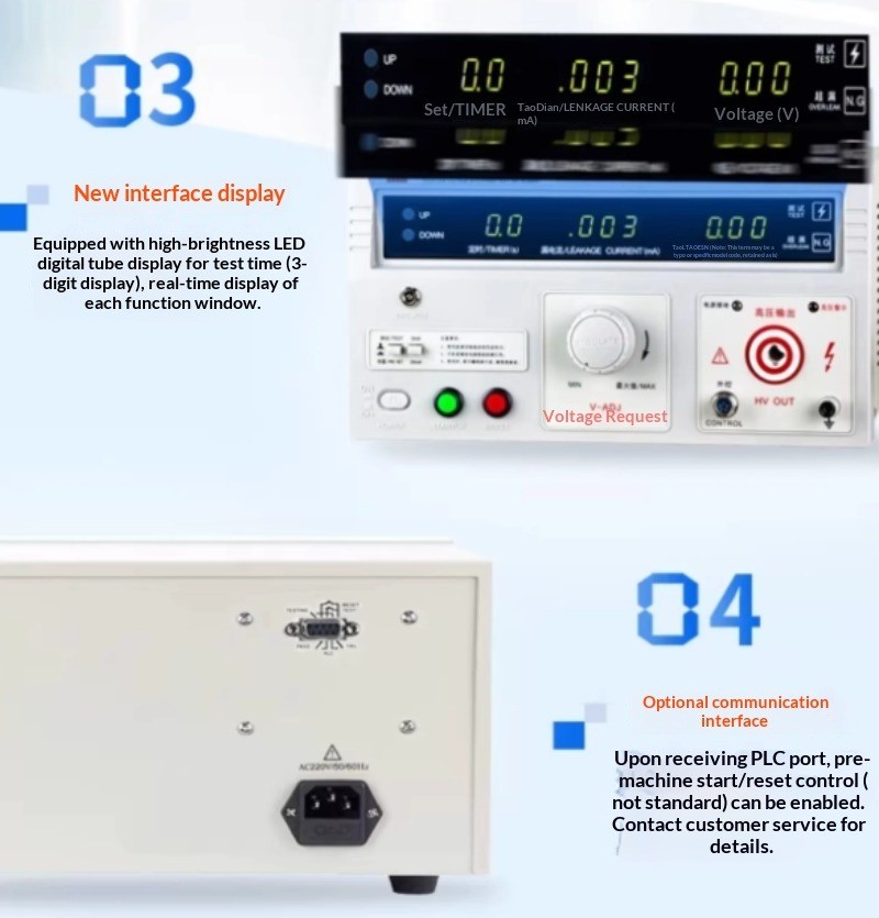 Dielectric Withstand Tester, AC/DC Insulation Withstand Tester220V