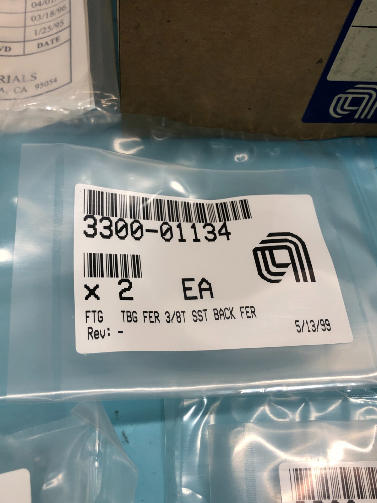 AMAT 0240-24261 Kit, 1/2in Exhaust Line Per CH-Integration, 0250-21842, 178807