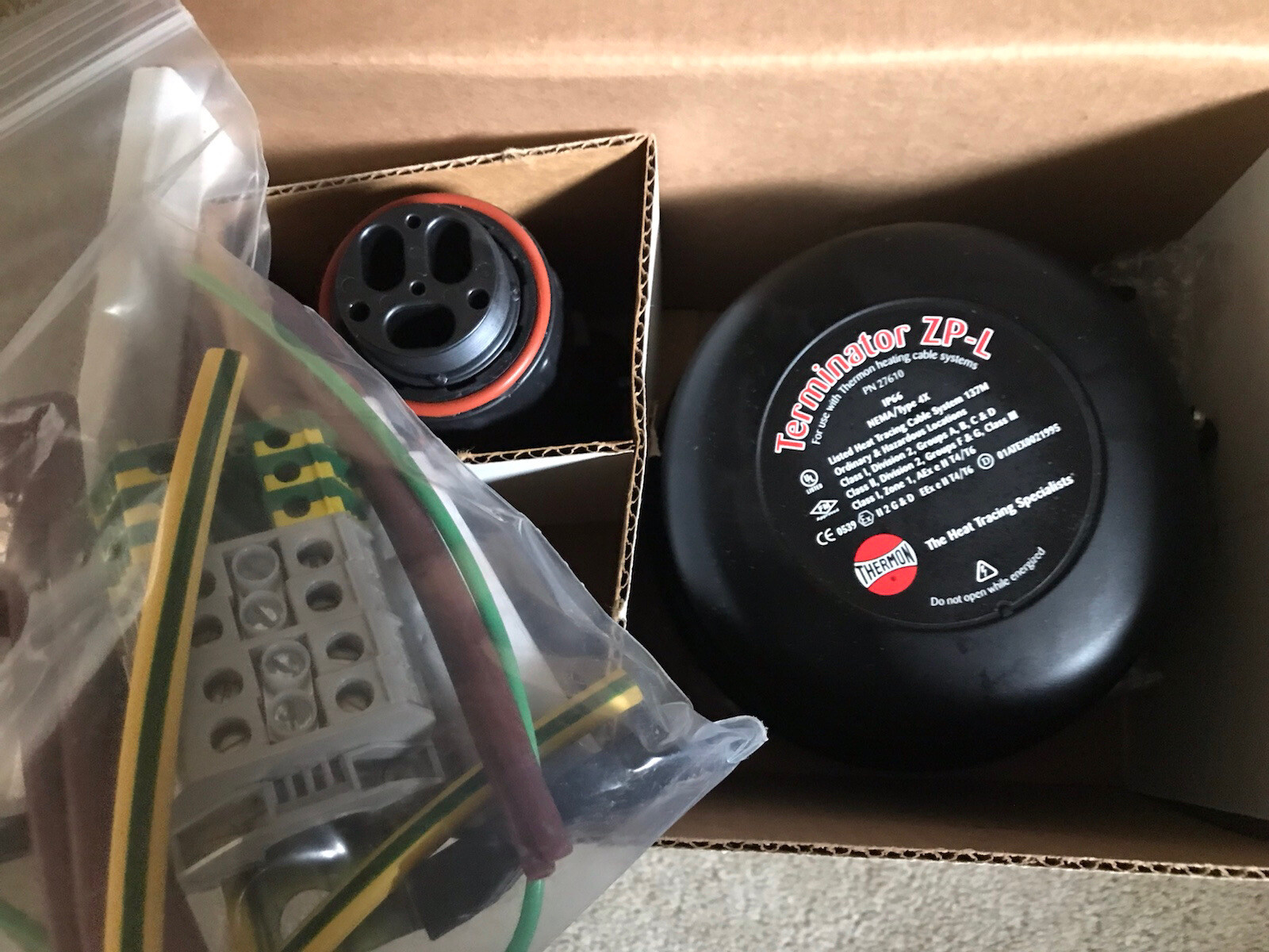 ⚡️NEW in box⚡️👀 Thermon Terminator ZP-L power connection KIT – Ships fast