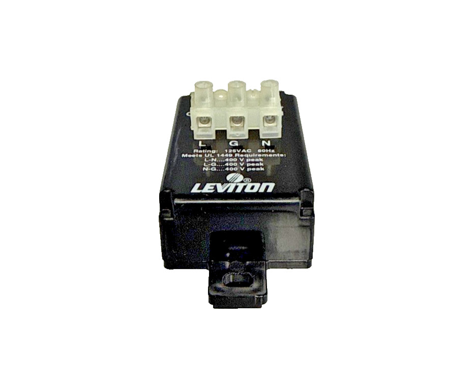 Leviton 3800-DIN Surge Protector 125VAC 60Hz DIN Rail