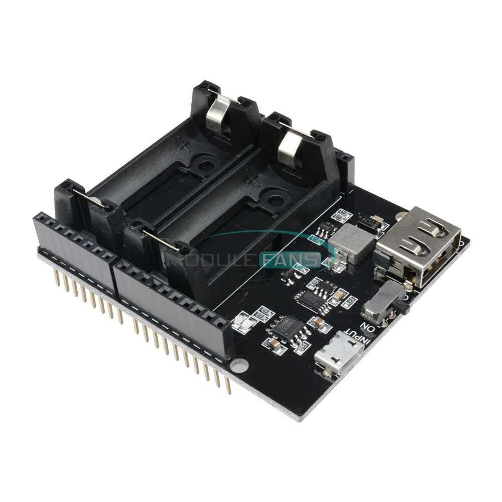 16340 Battery Shield ESP8266 ESP32 Power Bank Supply Module for Arduino UNO R3