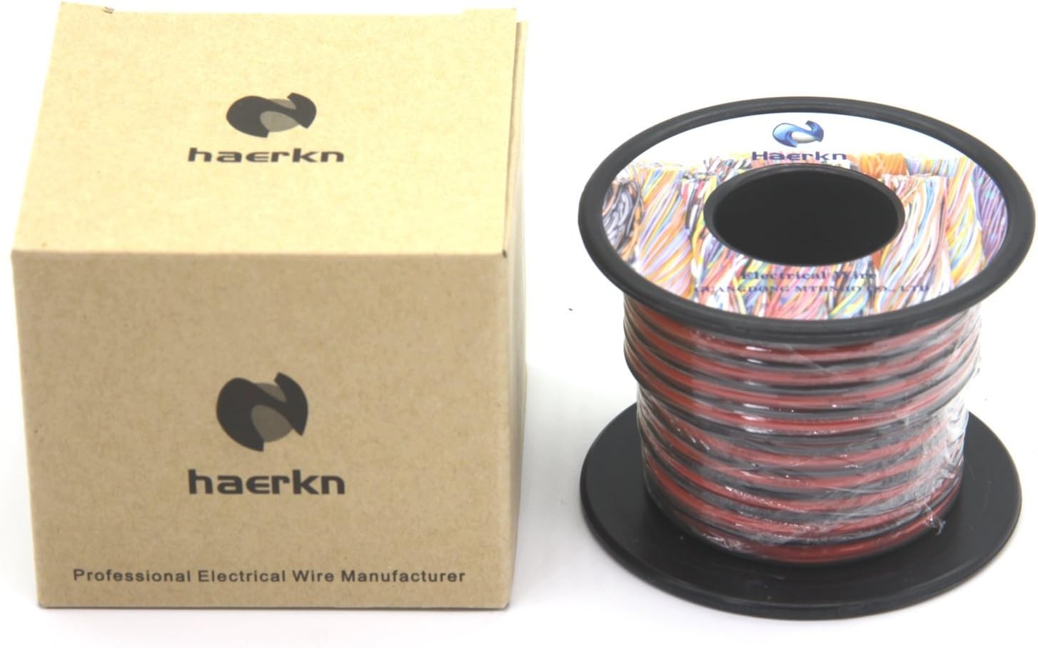 18 Awg Silicone Electrical Wire 2 Conductor Parallel Wire Line 60Ft [Black 30Ft
