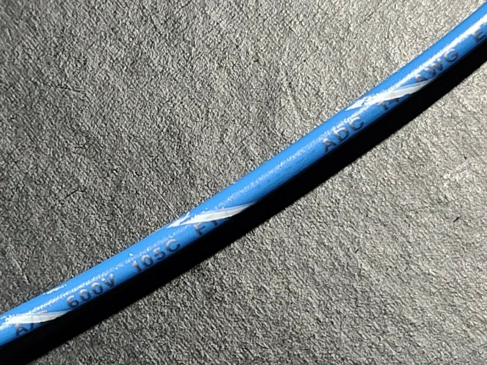Advanced Digital Cable #14awg TnCu BC-5W2 HookUp Wire 1015/1230 Blue/White/100ft